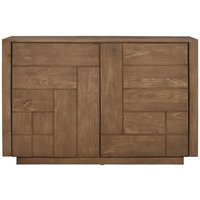 Product photograph of Modern Mango Wood 110cm Small 2 Door Sideboard from Choice Furniture Superstore