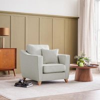 Product photograph of Linnet Clay Fabric Armchair from Choice Furniture Superstore