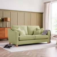 Product photograph of Linnet Sage Fabric 2 5 Seater Sofa from Choice Furniture Superstore