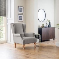 Product photograph of Carina Mink Fabric Accent Chair from Choice Furniture Superstore