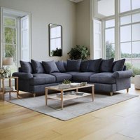 Product photograph of Narva Denim Fabric 2 Corner 2 Sofa from Choice Furniture Superstore