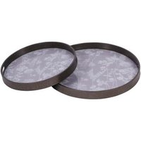 Product photograph of Libra Laura Ashley Tidworth Set Of 2 Trays from Choice Furniture Superstore