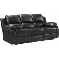 Product photograph of Mauldin Genuine Leather 3 Seater Recliner Sofa - Variant Available from Choice Furniture Superstore