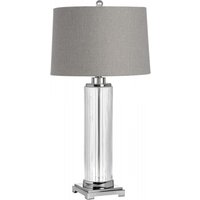Product photograph of Roma Glass Table Lamp from Choice Furniture Superstore