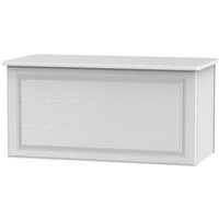 Product photograph of Crystal White Blanket Box from Choice Furniture Superstore