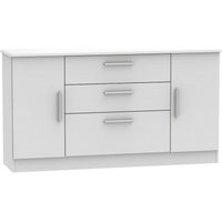 Product photograph of Knightsbridge Grey Wide Sideboard - 2 Doors from Choice Furniture Superstore