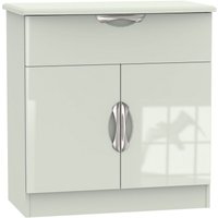 Product photograph of Camden Cashmere Compact Sideboard - 2 Doors from Choice Furniture Superstore