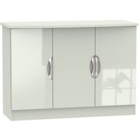 Product photograph of Camden Cashmere Small Sideboard - 3 Doors from Choice Furniture Superstore