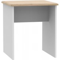 Product photograph of Victoria Grey And Riviera Oak Lamp Table from Choice Furniture Superstore