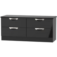 Product photograph of Camden Black Gloss Bed Box from Choice Furniture Superstore