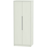 Product photograph of Monaco Cashmere 2 Door Plain Tall Wardrobe from Choice Furniture Superstore
