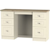 Product photograph of Vienna Cream 6 Drawer Double Dressing Table from Choice Furniture Superstore