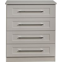 Product photograph of York Cashmere 4 Drawer Chest from Choice Furniture Superstore