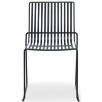 Product photograph of 2 X Finn Black Metal Stacking Dining Chair from Choice Furniture Superstore