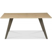 Product photograph of Bentley Designs Cadell Aged Oak 6 Seater Dining Table from Choice Furniture Superstore