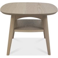 Product photograph of Bentley Designs Dansk Scandi Oak 1 Shelf Lamp Table from Choice Furniture Superstore