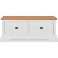 Product photograph of Bentley Designs Hampstead Two Tone Blanket Box from Choice Furniture Superstore