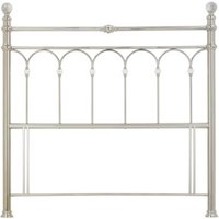 Product photograph of Bentley Designs Krystal Shiny Nickel 5ft King Size Headboard from Choice Furniture Superstore