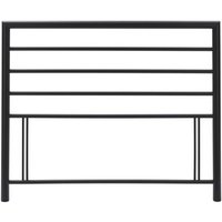 Product photograph of Bentley Designs Urban Matt Black 4ft Small Double Headboard from Choice Furniture Superstore