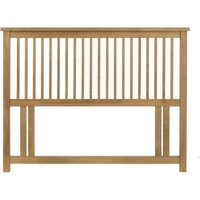 Product photograph of Bentley Designs Atlanta Oak 4ft 6in Double Headboard from Choice Furniture Superstore
