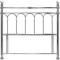 Product photograph of Bentley Designs Krystal Antique Nickel 5ft King Size Headboard from Choice Furniture Superstore