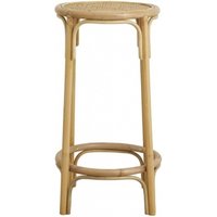 Product photograph of 2 X Nordal Nen Natural Rattan Bar Stool from Choice Furniture Superstore