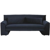 Product photograph of Nordal Geo Dark Blue Fabric 3 Seater Sofa from Choice Furniture Superstore
