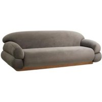 Product photograph of Nordal Sof Grey Fabric 3 Seater Sofa from Choice Furniture Superstore