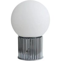 Product photograph of Nordal Hermod Metal Chrome Floor Lamp from Choice Furniture Superstore