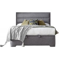 Product photograph of Kaydian Kirkby Marbella Grey Fabric Ottoman Storage Bed from Choice Furniture Superstore