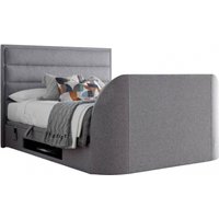Product photograph of Kaydian Kirkley Marbella Grey Fabric Ottoman Storage Tv Bed from Choice Furniture Superstore