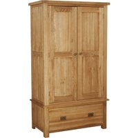 Product photograph of Kent Oak 2 Door 1 Drawer Wardrobe from Choice Furniture Superstore