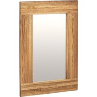 Product photograph of Kent Oak Rectangular Wall Mirror - 60cm X 90cm from Choice Furniture Superstore