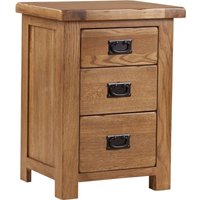 Product photograph of Originals Rustic Oak Tall Bedside Cabinet from Choice Furniture Superstore