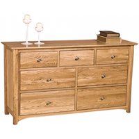Product photograph of Shaker Oak 3 4 Drawer Chest from Choice Furniture Superstore