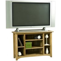 Product photograph of Shaker Oak Corner Tv Unit from Choice Furniture Superstore