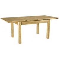 Product photograph of Shaker Oak 4 Seater Extending Dining Table from Choice Furniture Superstore