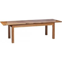 Product photograph of Shaker Oak Large 8 Seater Extending Dining Table from Choice Furniture Superstore