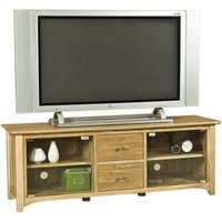 Product photograph of Shaker Oak Large Tv Unit from Choice Furniture Superstore