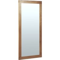 Product photograph of Shaker Oak Rectangular Wall Mirror - 130cm X 60cm from Choice Furniture Superstore