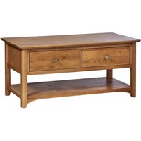 Product photograph of Shaker Oak Storage Coffee Table from Choice Furniture Superstore