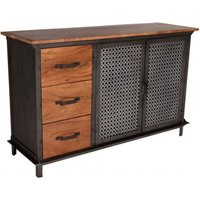 Product photograph of Evoke Industrial Style 125cm Medium 2 Door Sideboard from Choice Furniture Superstore