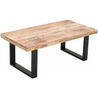 Product photograph of Dispur Solid Mango Wood Coffee Table from Choice Furniture Superstore