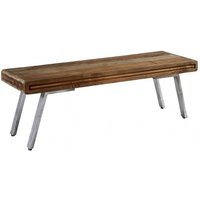 Product photograph of Aspen Industrial Acacia Wood Dining Bench from Choice Furniture Superstore