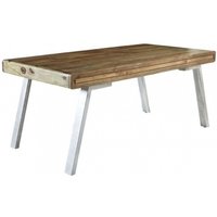Product photograph of Aspen Industrial Acacia Wood 6 Seater Dining Table - 150cm from Choice Furniture Superstore