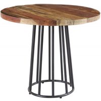 Product photograph of Reclaimed Wood 2 Seater Round Dining Table from Choice Furniture Superstore
