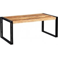 Product photograph of Cosmo Industrial Style Wooden Coffee Table from Choice Furniture Superstore