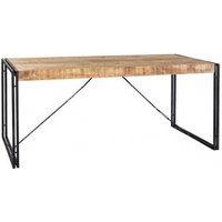 Product photograph of Cosmo Industrial Style Wooden 6 Seater Dining Table from Choice Furniture Superstore