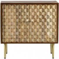 Product photograph of Mango Wood Geomatric 85cm Small Sideboard from Choice Furniture Superstore