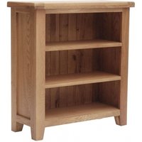 Product photograph of Hampshire Oak Low Bookcase from Choice Furniture Superstore